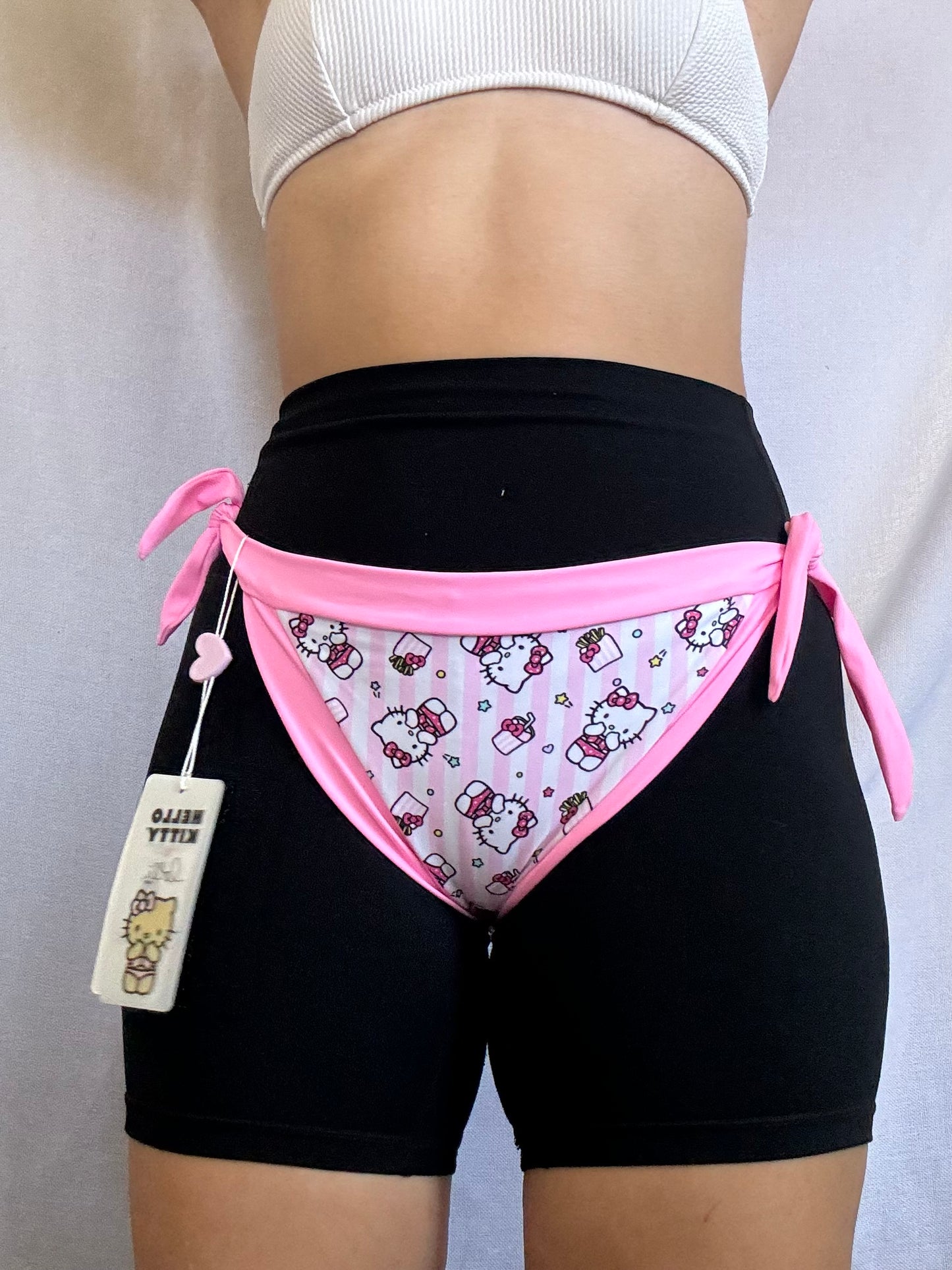 Dolls Kills Hello Kitty Stripe Bikini Bottom