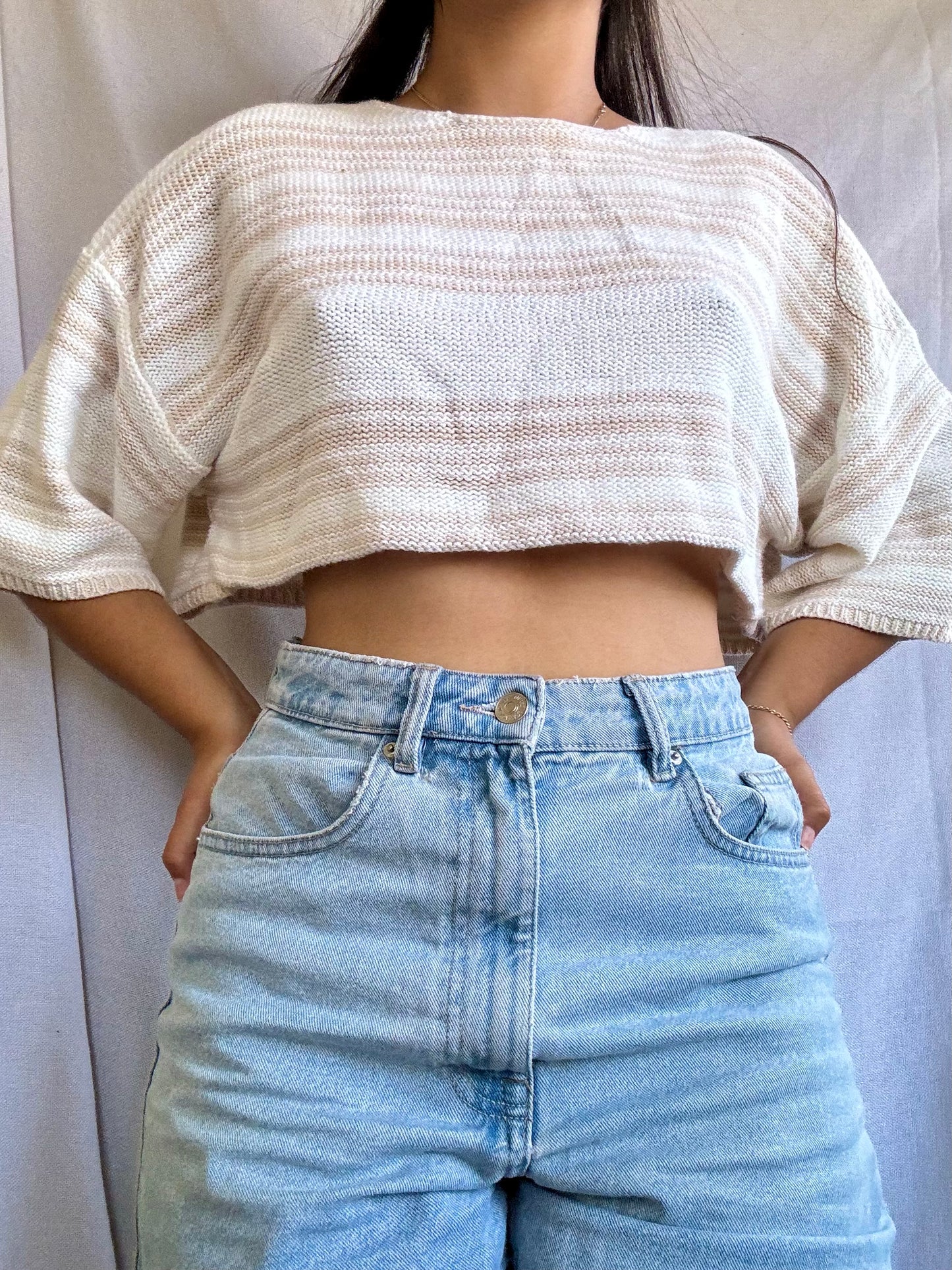 Urban Outfitters Cropped Knitted Sweater