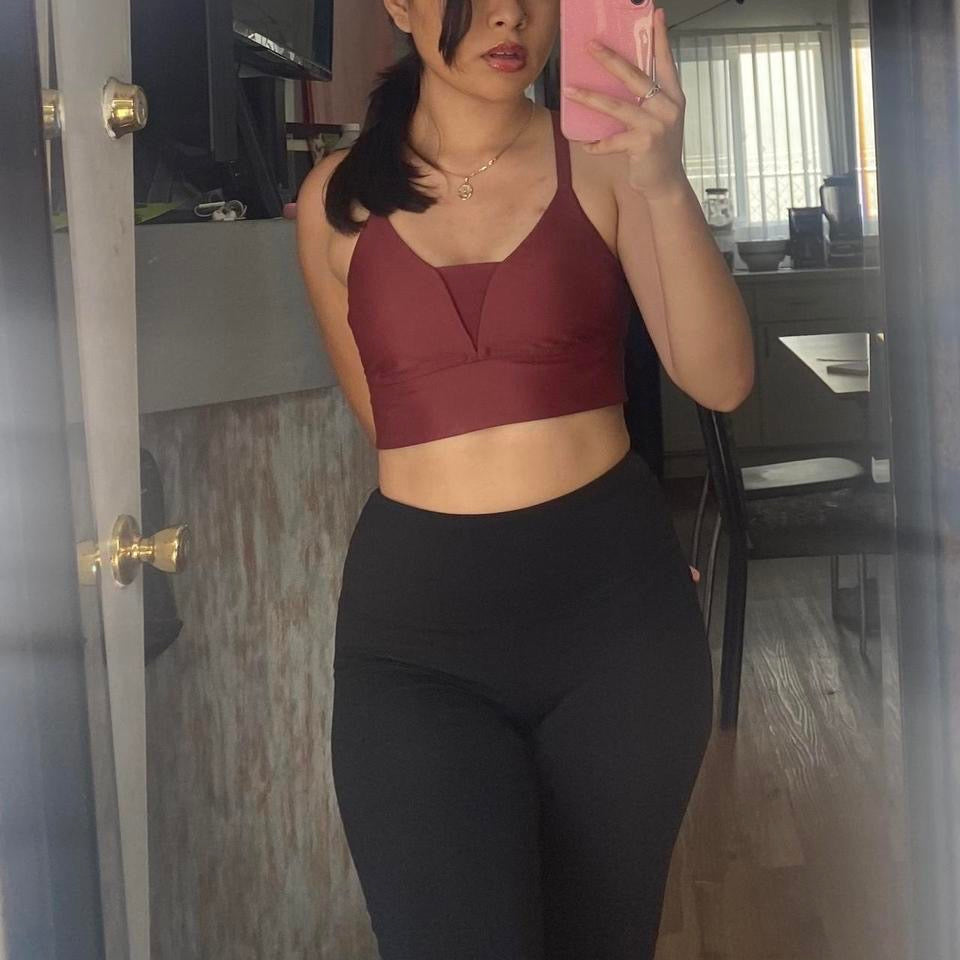 Aerie Maroon Sports Bra