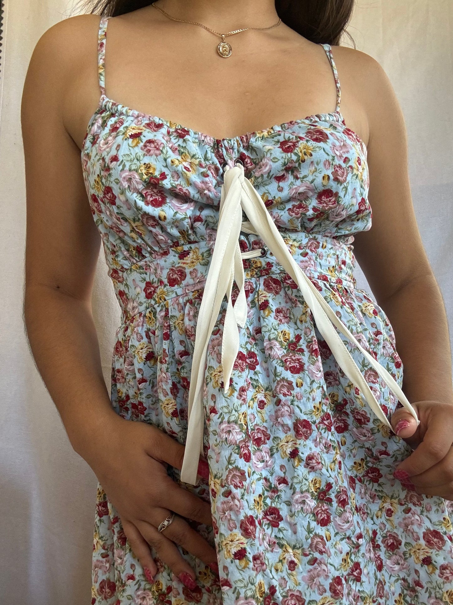 Foreign Exchange Floral Mini Dress
