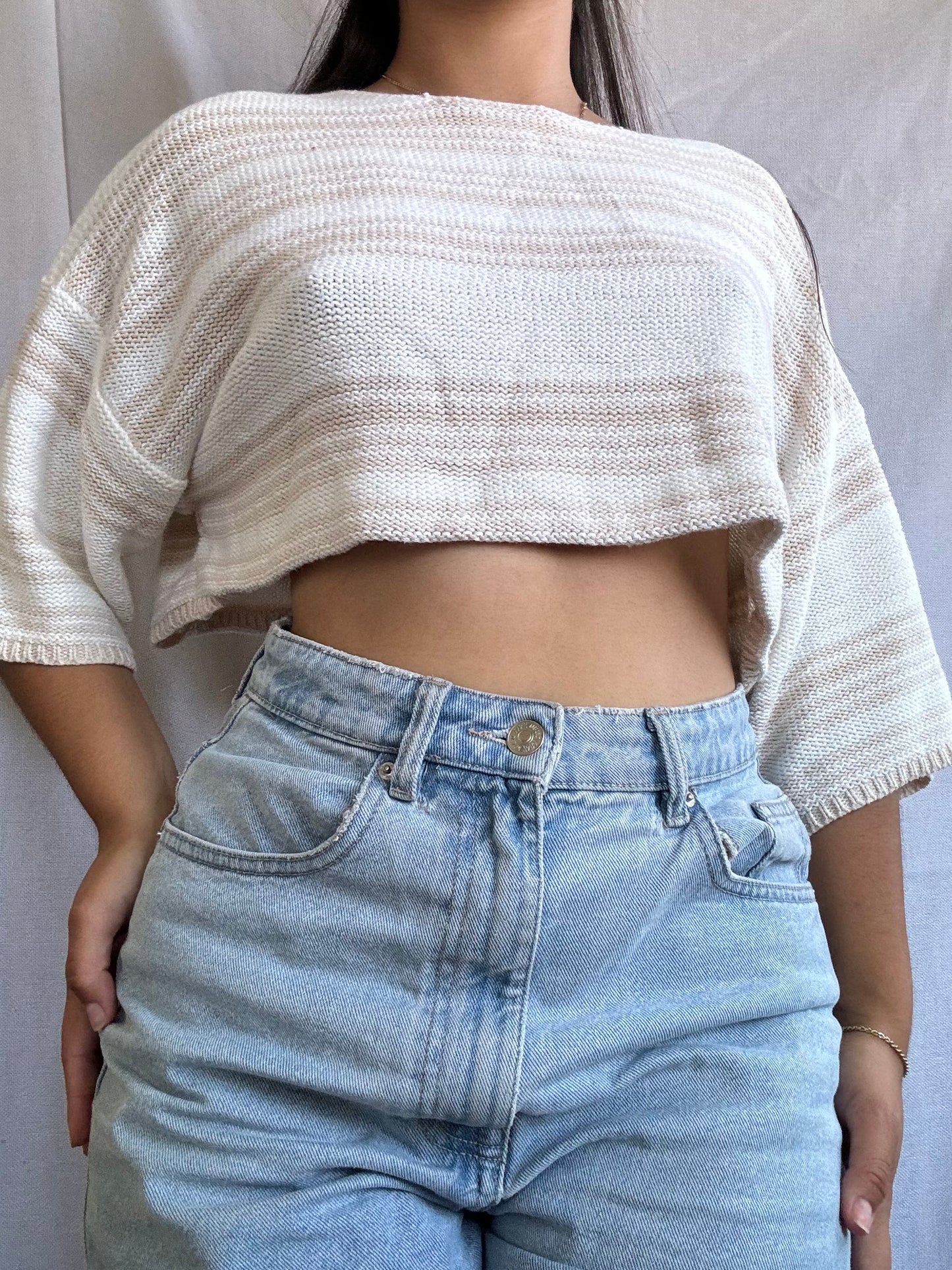 Urban Outfitters Cropped Knitted Sweater