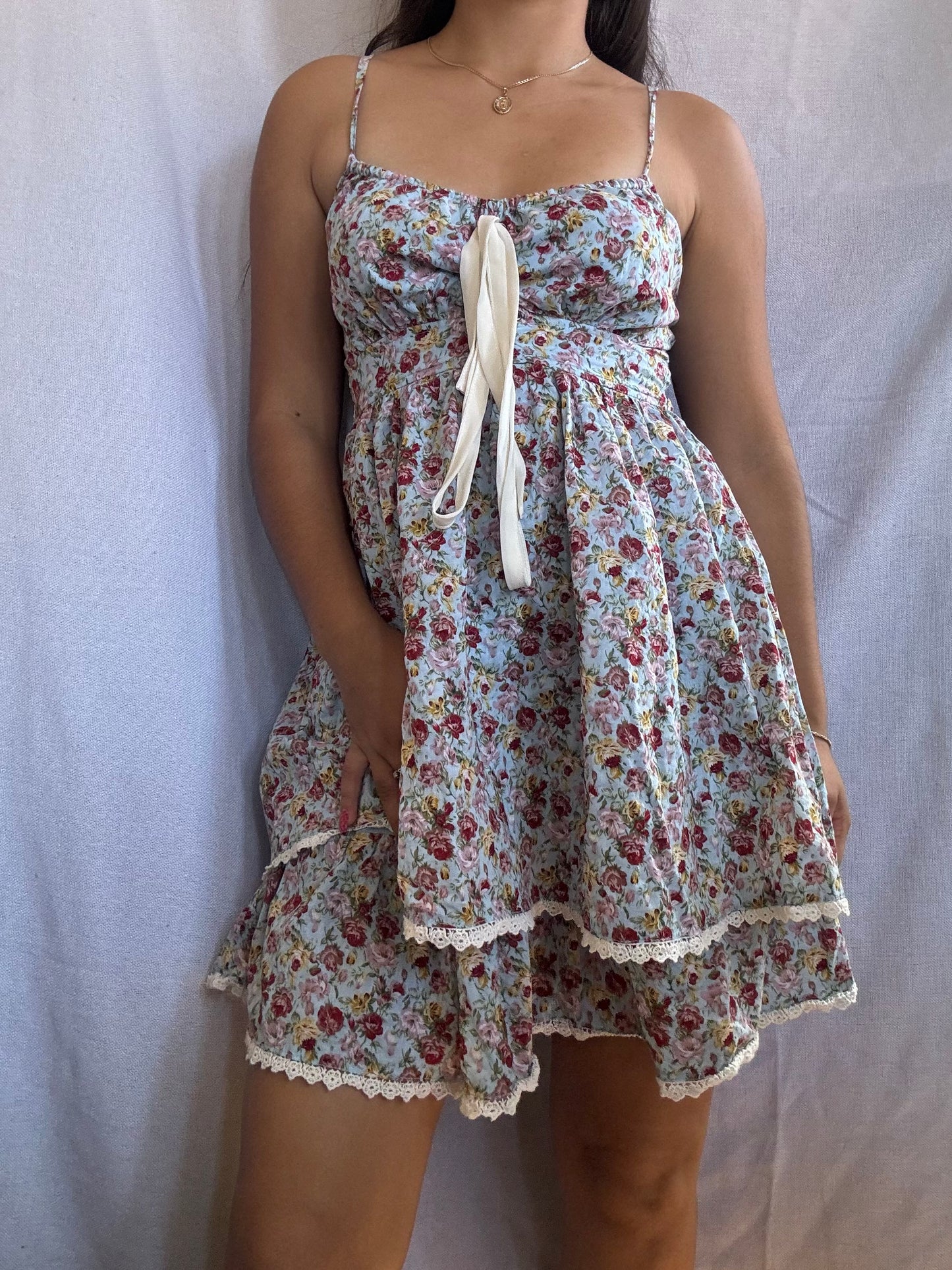 Foreign Exchange Floral Mini Dress
