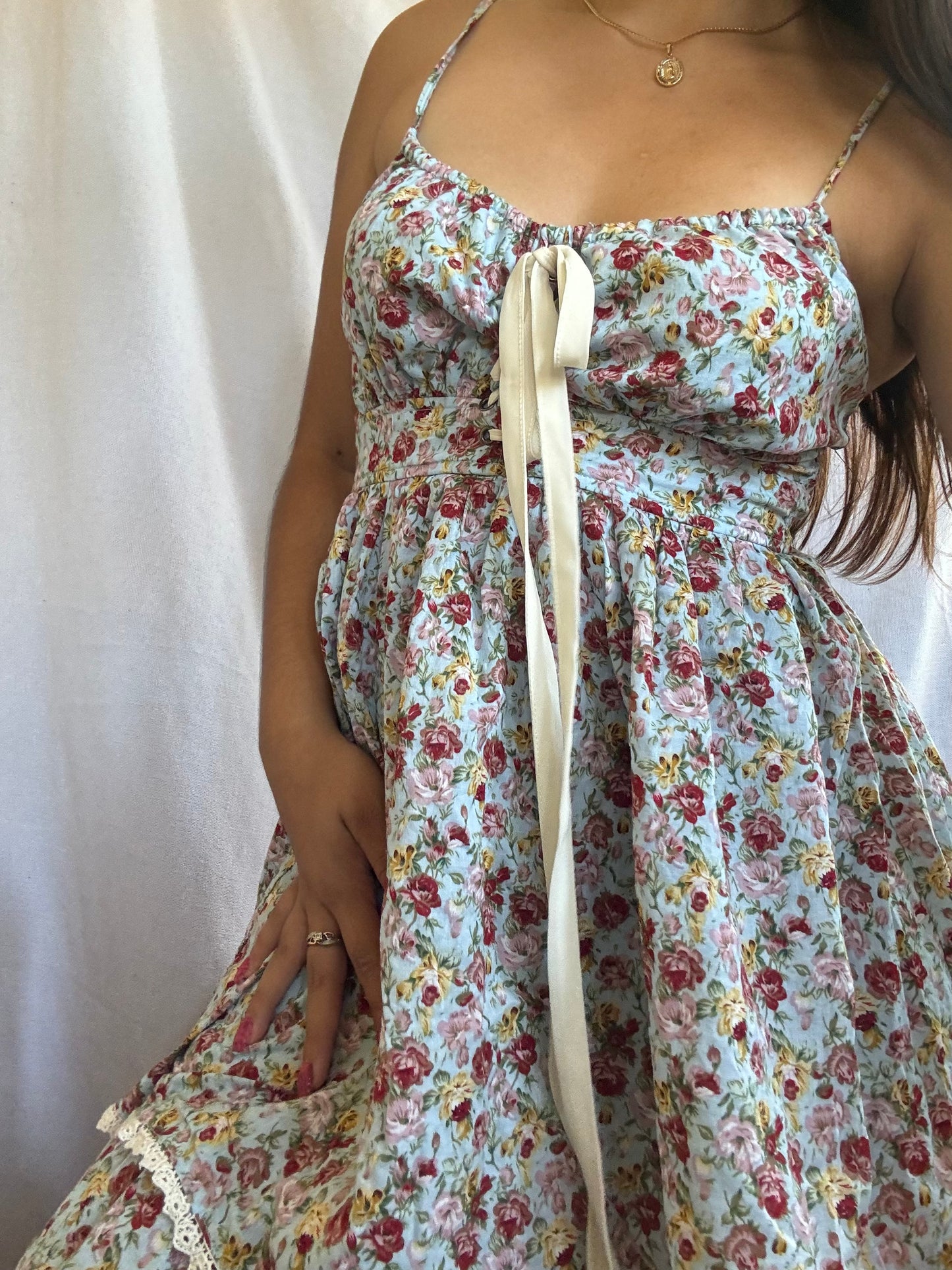 Foreign Exchange Floral Mini Dress