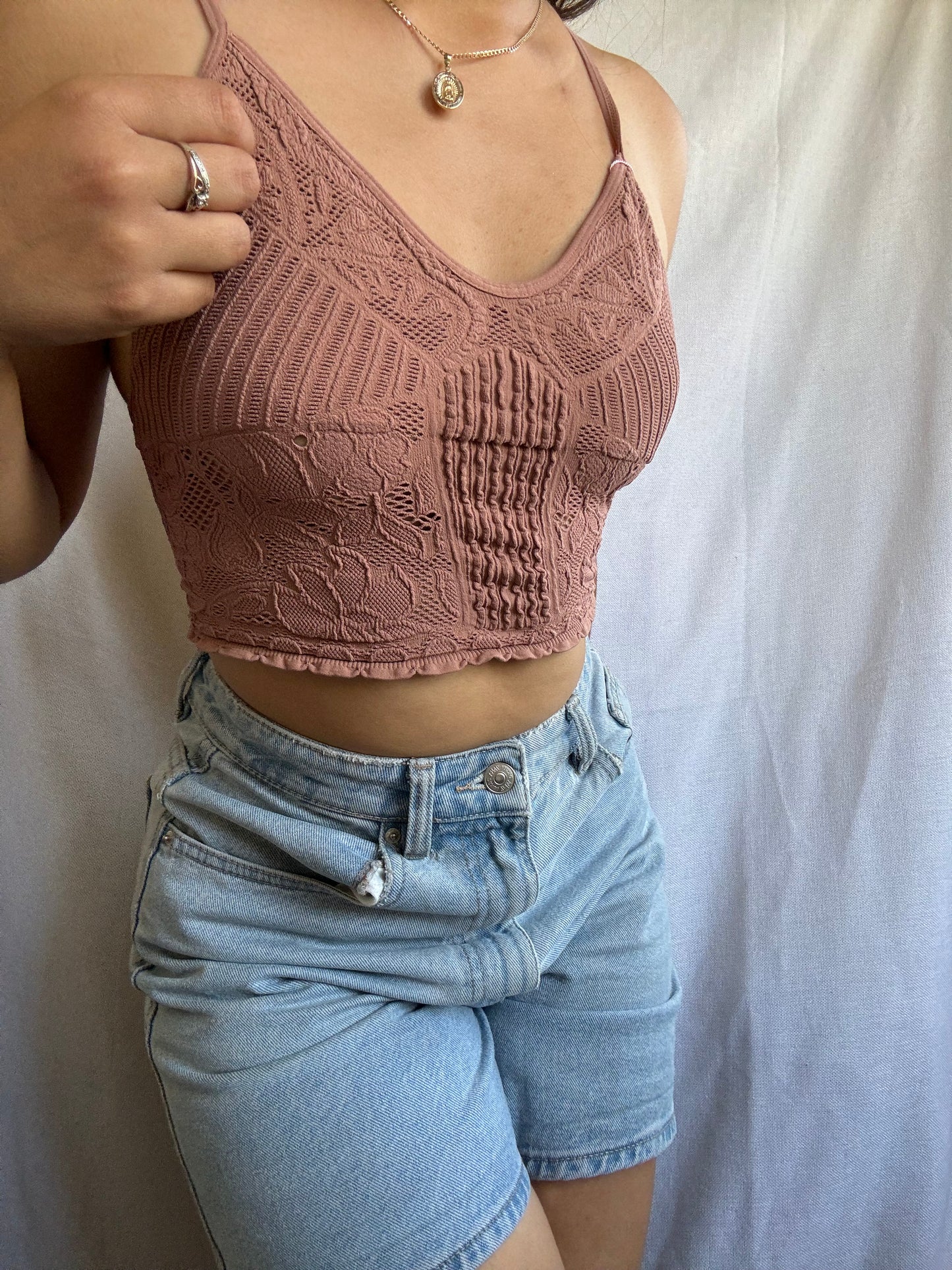 Free People Chloe Seamless Longline Bralette