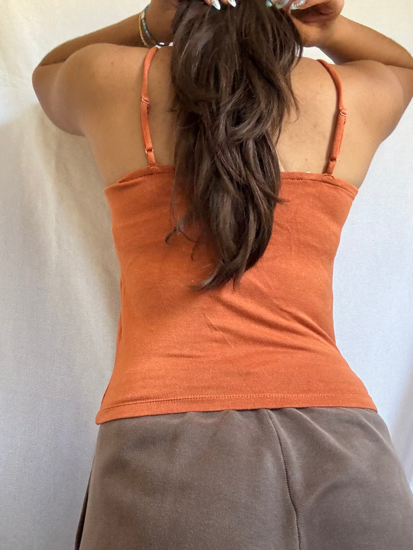 Vince Rayon Twist Neck Cami