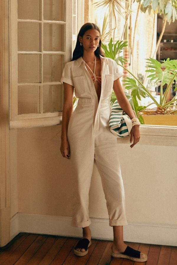 Urban Outfitters Canvas Flight Jumpsuit