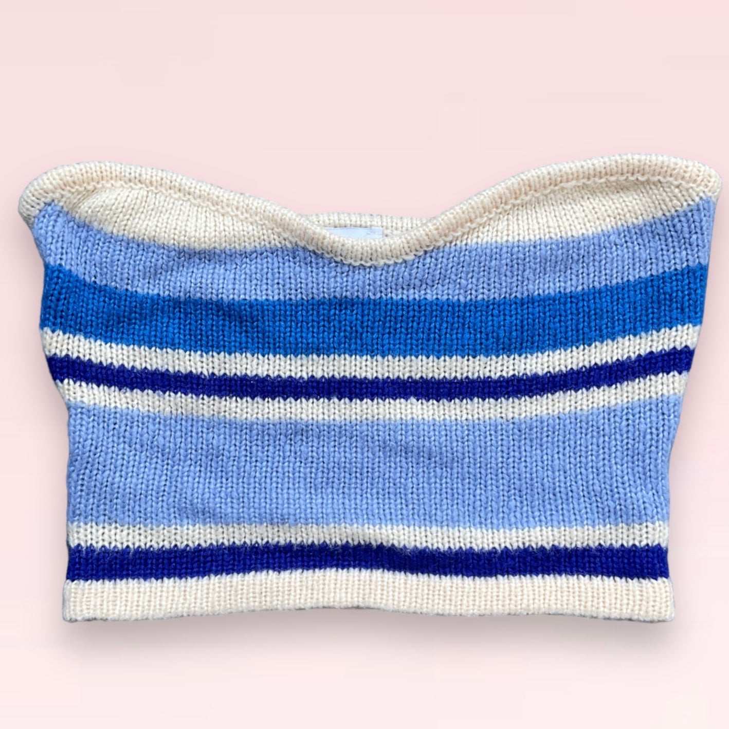 Princess Polly Serafini Knit Blue Top