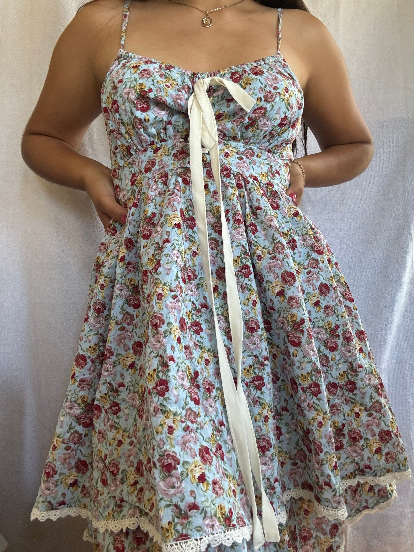 Foreign Exchange Floral Mini Dress