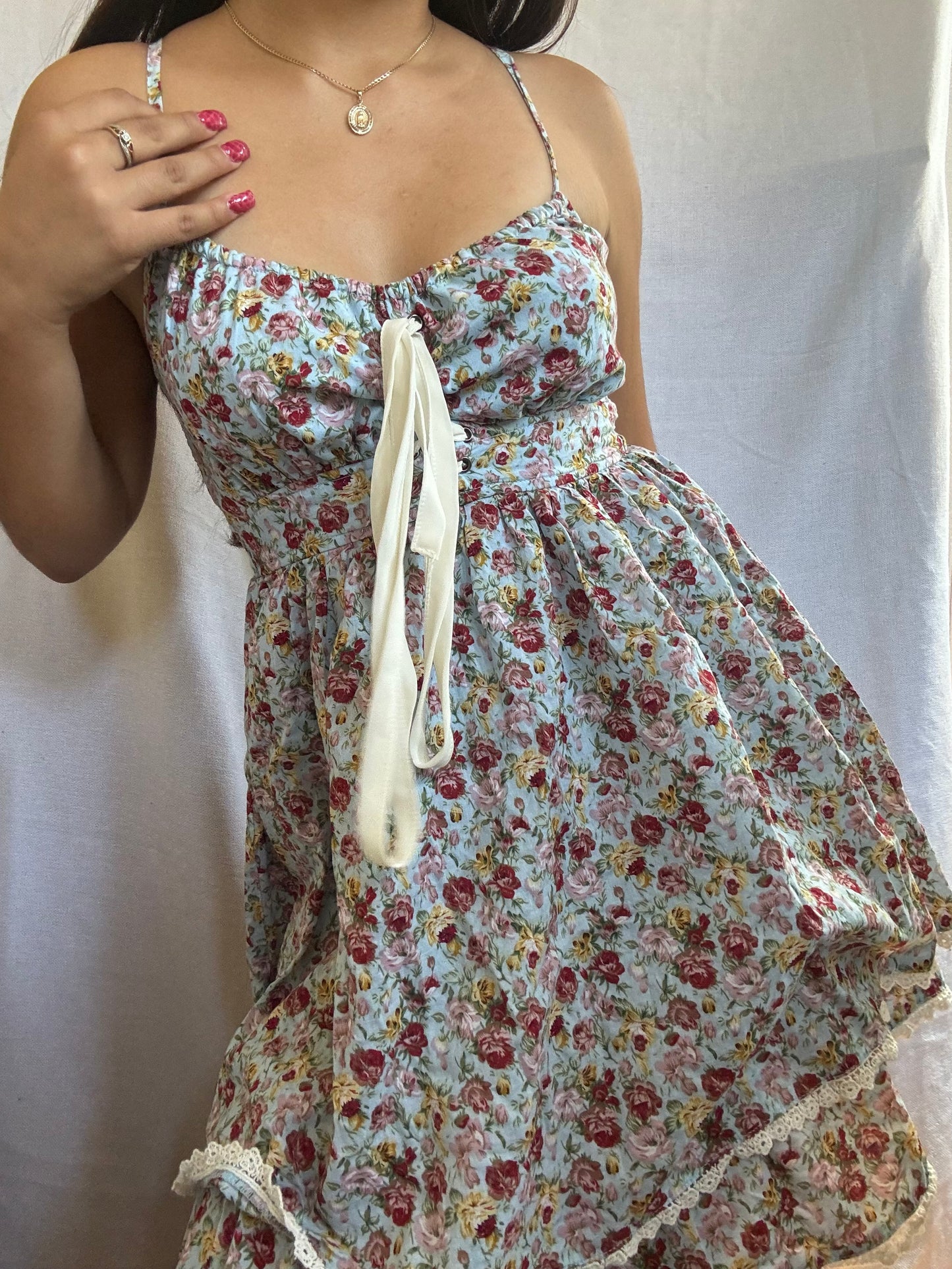 Foreign Exchange Floral Mini Dress
