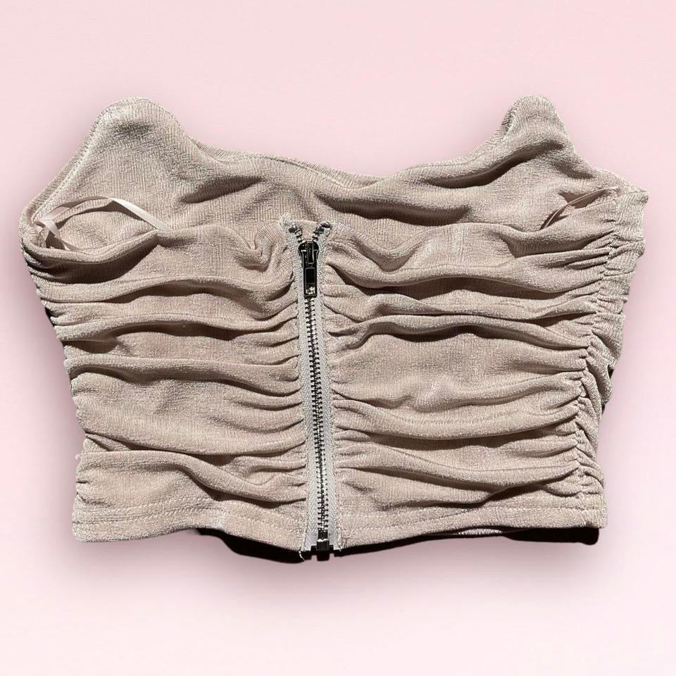 Mable Champagne Corset Top