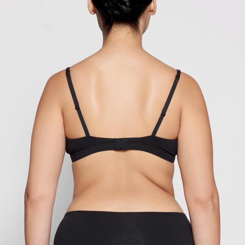 Skims Cotton Jersey Triangle Bralette