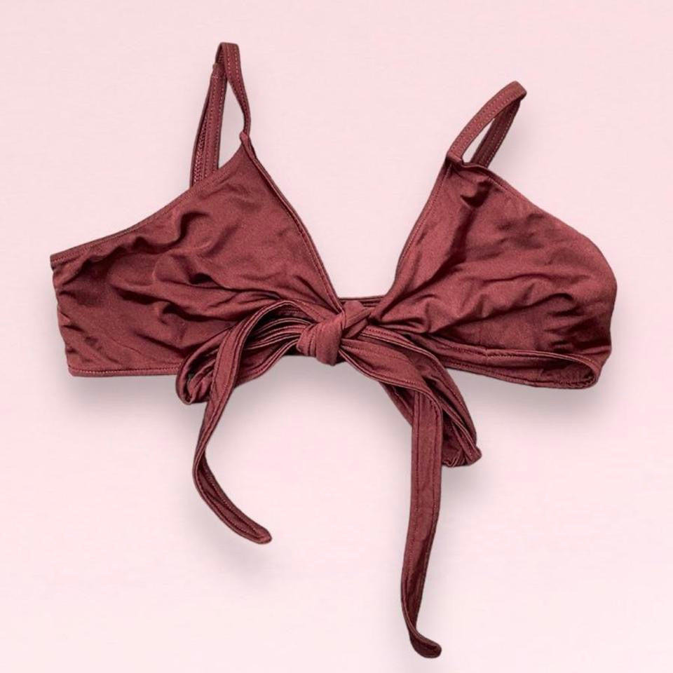 Monday Swimwear Tie Bikini Top