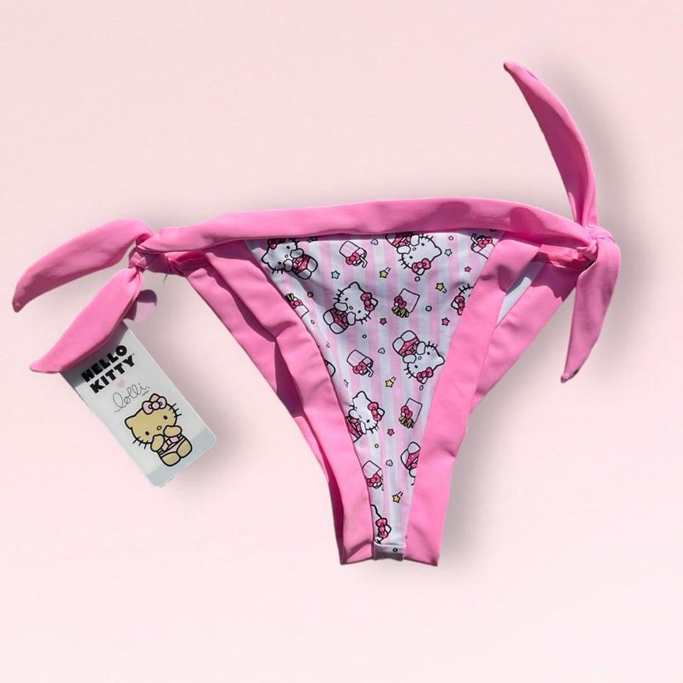 Dolls Kills Hello Kitty Stripe Bikini Bottom
