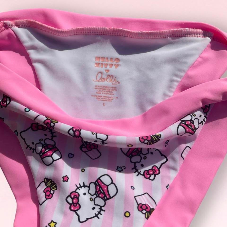 Dolls Kills Hello Kitty Stripe Bikini Bottom