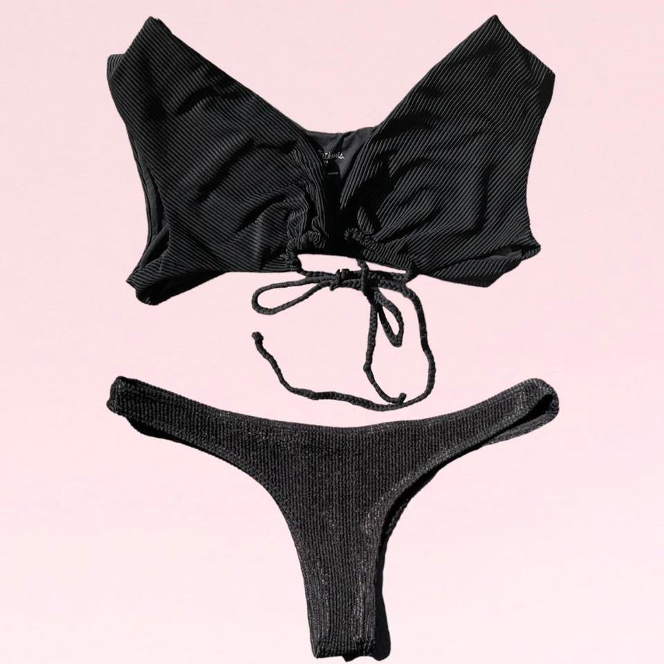 Frankie’s Bikini’s Ribbed Bikini Set