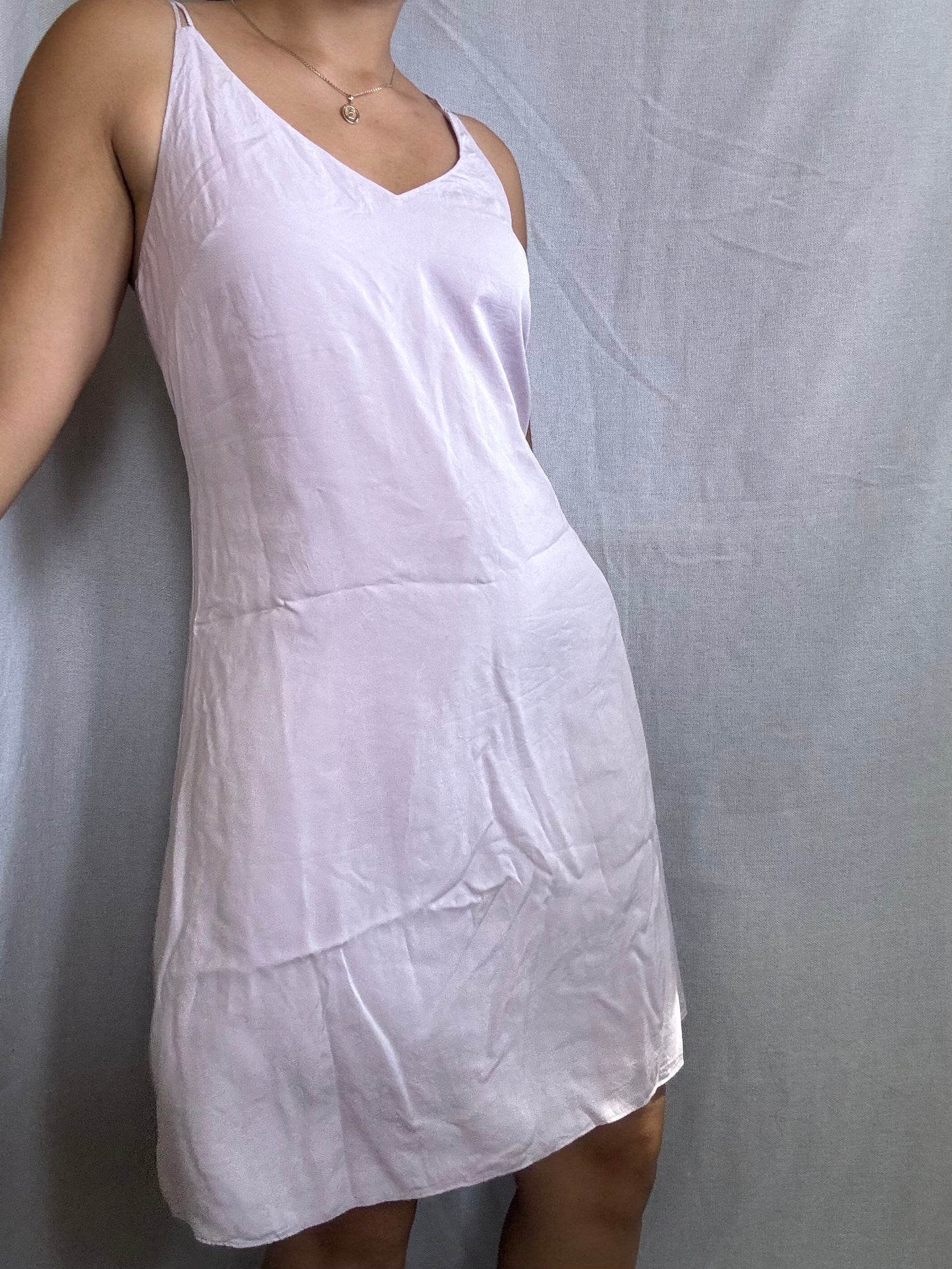 Cuyana Short Linen Slip-On Dress