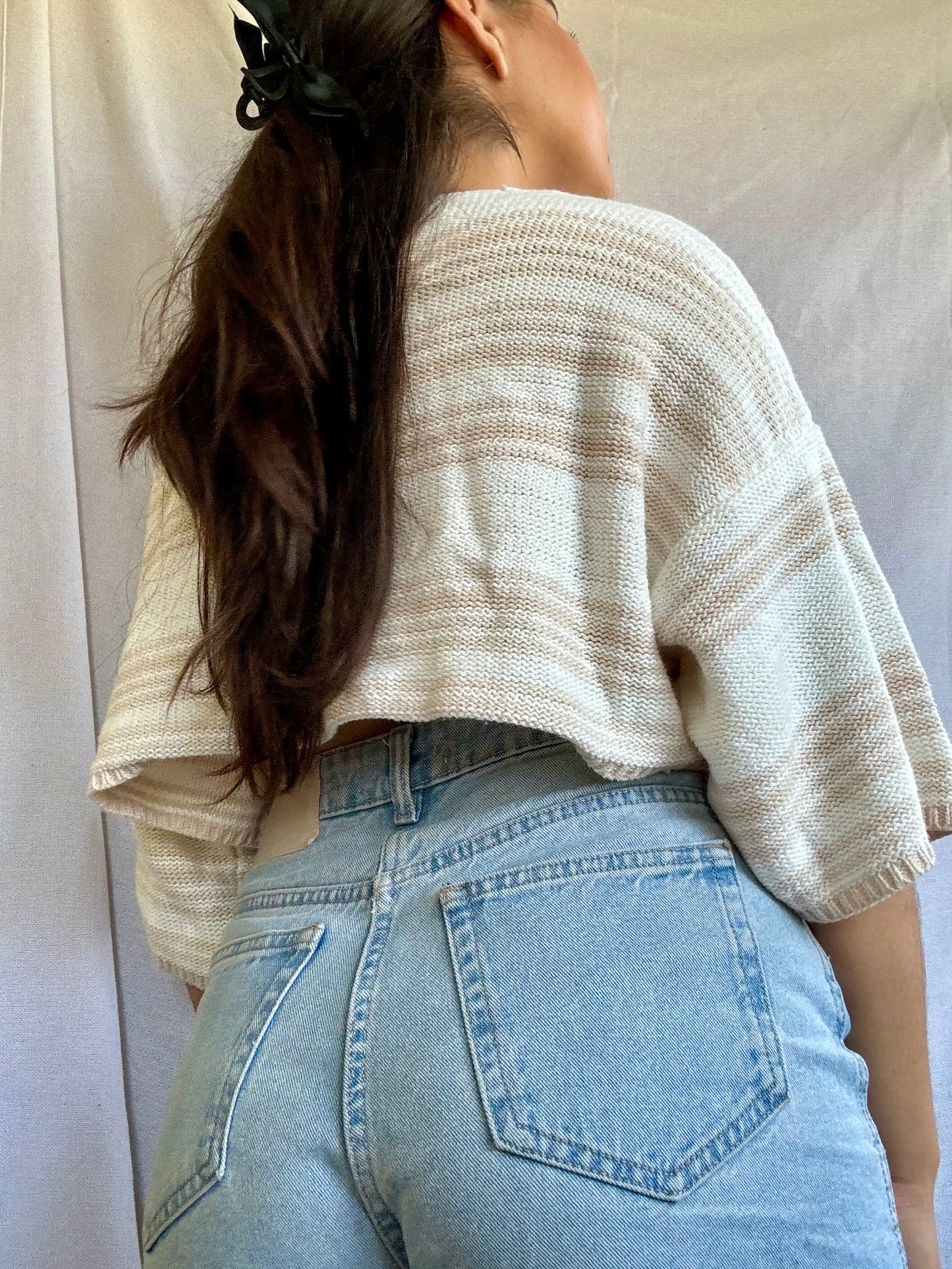 Urban Outfitters Cropped Knitted Sweater