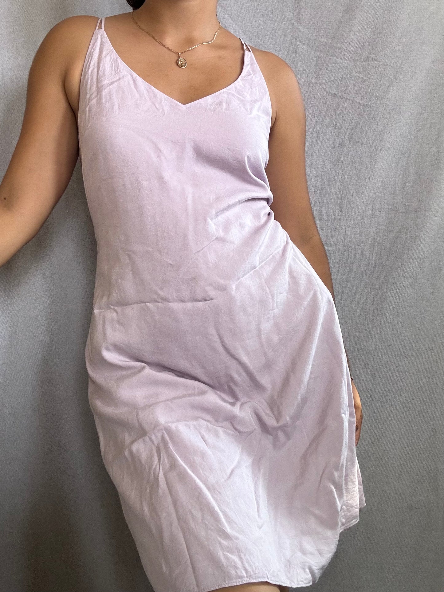 Cuyana Short Linen Slip-On Dress