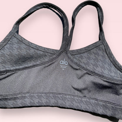 Alo Yoga Houndstooth Gratitude Bra