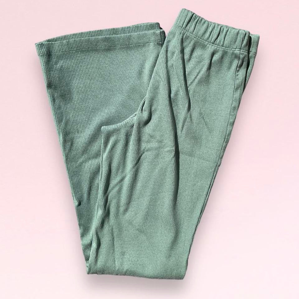 Aritzia Ribbed Wide- Legged Pants