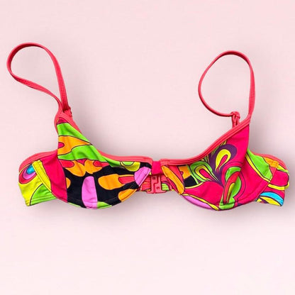 Jaded London Geometric Groovy Bikini Top