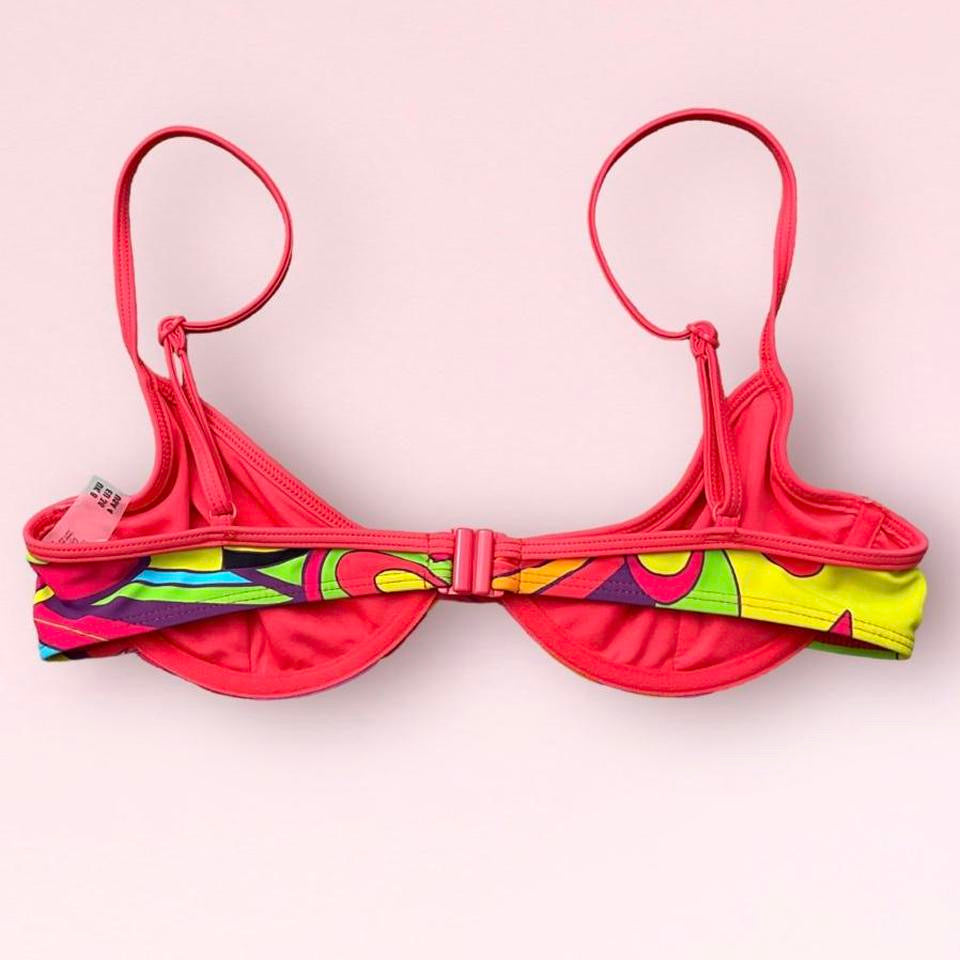 Jaded London Geometric Groovy Bikini Top