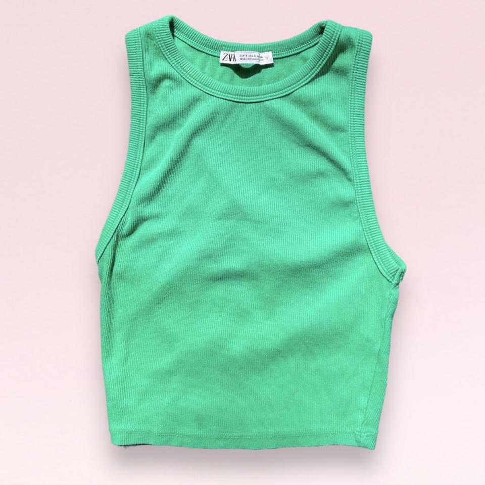 Zara Green High Neck