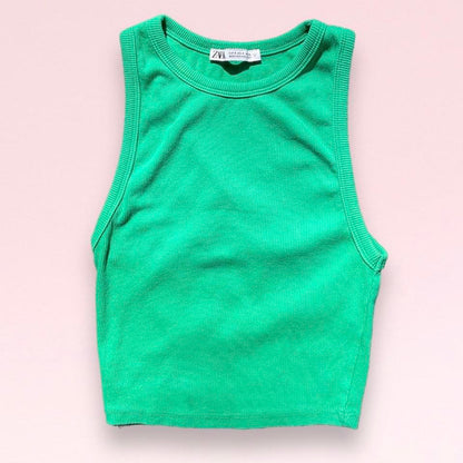 Zara Green High Neck